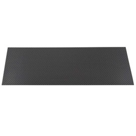 ReliaBot 3K Full Carbon Fiber Sheet 100mm x 250mm x 1mm Plain Weave Panel Plate Thickness 1mm (Glossy Surface)