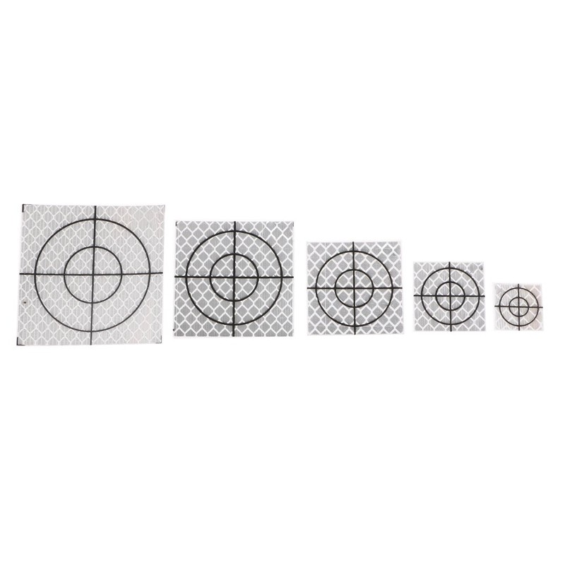 ZZALLL 100 Pcs Reflector Sheet Reflective Tape Target Total Station