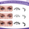 Kit de Extensiones de Pestañas B&Qaugen 3D con Curvatura D