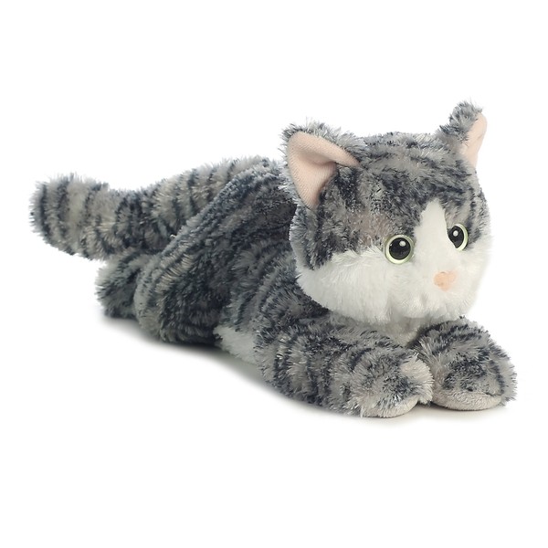 Aurora® Adorable Flopsie™ Lily™ Stuffed Animal - Playful Ease - Timeless Companions - Gray 12 Inches