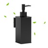 BVL Soap Dispenser Black Wall Mounted 240 ml Soap Dispenser
