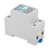 LCD Digital Electricity Meter Single Phase 2 Pin DIN Rail