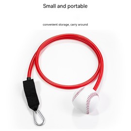 mocrel Bat Handle Resistance Trainer，Baseball Softball Training Aid，Baseball Trainer, Baseball Connector, Fitness Elastic Rope, Latex Tension, Baseball Tension Rope (Yellow, 5 Pounds)
