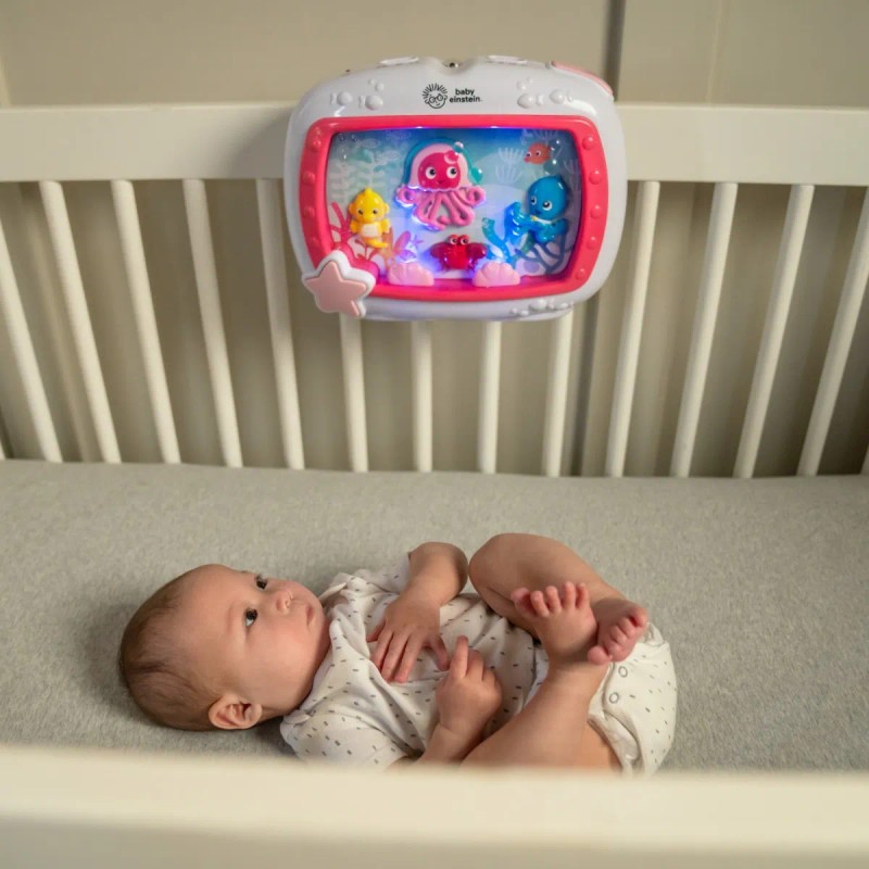 Baby Einstein Seadreams Juguete Musical Para Cuna Rosa