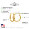 Art and Molly 14k Yellow Gold Hoop Earrings, 13mm (0.5
