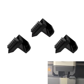 LEOWAY 3D Printer Nozzle Brush Replacement Kit,Nozzle Wiper Cleaning Tool for Bambu Lab X1C/P1P/P1S 3D Printer (3Pcs)