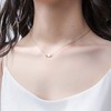 Silver Pendant Necklace Beautiful Elegant Adjustable Cute Dove Bird Pendant