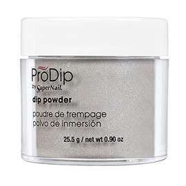 Supernail Prodip Colored Acrylic Dip, Feisty Grey, 0.9 Ounce