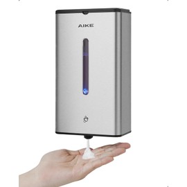 AIKE - Dispensador automático de jabón espumante de 33.8 onzas para baño