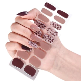 COLORBIRD Gel Nail Seal, Hardening Type, Hand Use, Nail Seal, Gel Nail Stick, Leopard Pattern (JK227)