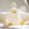 Cute Duck Night Light Silicone Night Lamp 1200mAh Rechargeable Animal