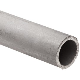 OnlineMetals Stainless 304 Pipe Schedule 10 1" Nominal, 1.097" ID, 1.32" OD, 0.11" Wall, 48" Length