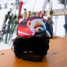 NAKED Optics Ski Goggles Protective Cover, Microfibre Glass Protection Cover, One Size (Space Bears)