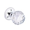 Hiatt Hardware - Glass Round Door Knob - Polished Chrome