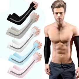 Mangas Protectoras Uv Licra Protector Rayos Sol Deportes F