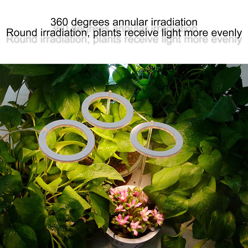 LED Plant Grow Lights Full Spectrum USB Growing Light Timing
