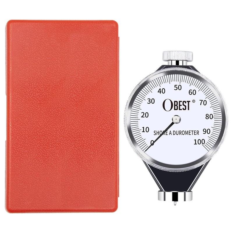 OBEST Hardness Tester, Analog Durometer (A-type), Hardness Measurement 0-100 HA..