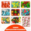 112PCS Mega Silicone Gummy Candy Molds Kit with 4 Droppers
