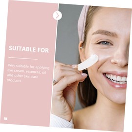 FOMIYES 2sets Skincare Face Spoon Set Makeup Spatula Beauty Scoop Tool Facial Applicator Eye Applicator Cosmetic Supplies Package 100pcs*2