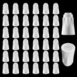 36 Pcs Ceramic Wire Connectors Ceramic Nuts 18-8 AWG High Temperature Wire Connectors Resistant Porcelain Twist Caps for Electrical Repairs, Small Size