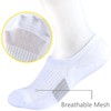 LO SHOKIM No Show Socks Womens Cushioned Athletic Ankle Socks