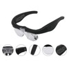 Headband Magnifying Glass Adjustable LED White Light 4 Interchangeable Lenses