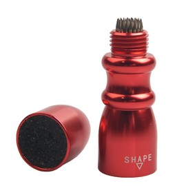 LAKE OF FIRE 3-in-1 Snooker Pool Cue Tips, Cue Tip Stick Shaper Billiard Pool Cue Accessories Tool Scuffer/Aerator (Red)