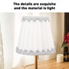 6Pcs Cloth Lampshade Modern Simple Candle Chandelier Light Shade Table