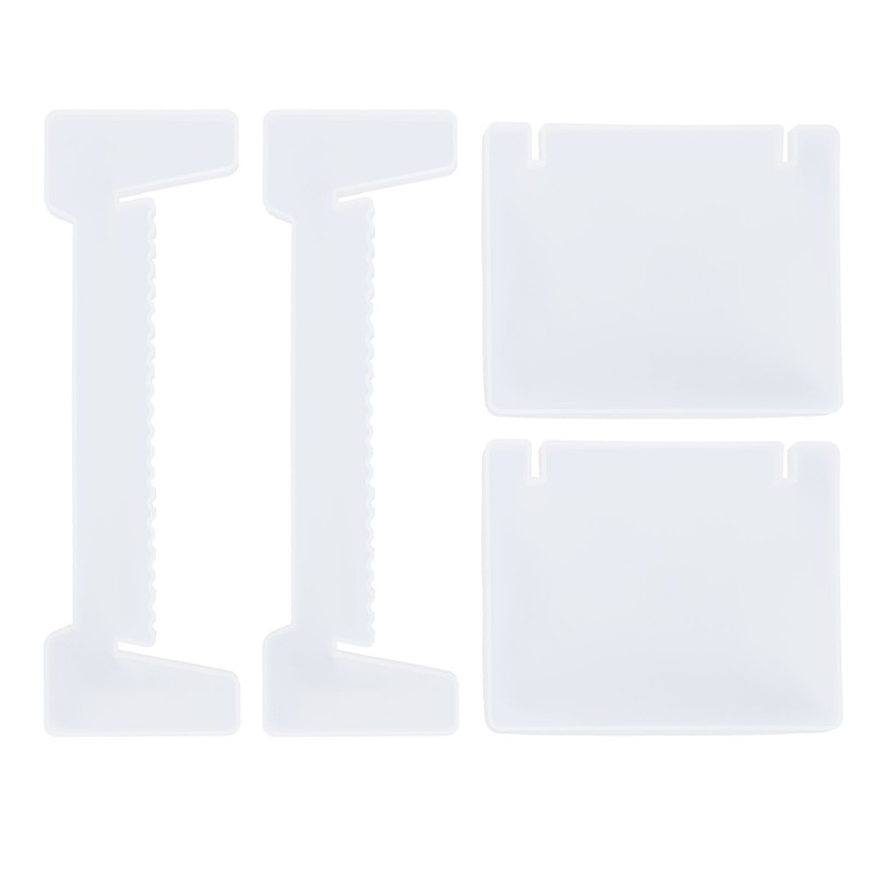Crystal Epoxy Storage Shelf Mold Desktop Clear Silicone Die DIY