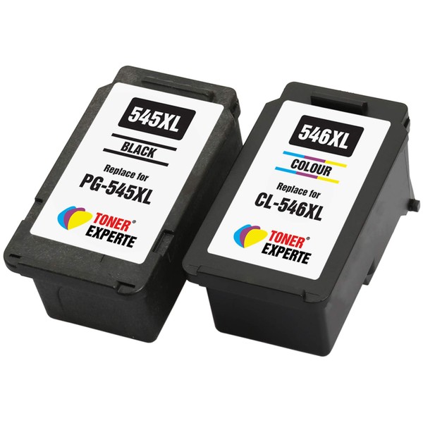 TONER EXPERTE PG545XL CL546XL Compatible Printer Cartridges for Canon 545XL