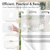 AmazerBath No Hook Shower Curtain and Liner Set, Shower Curtain