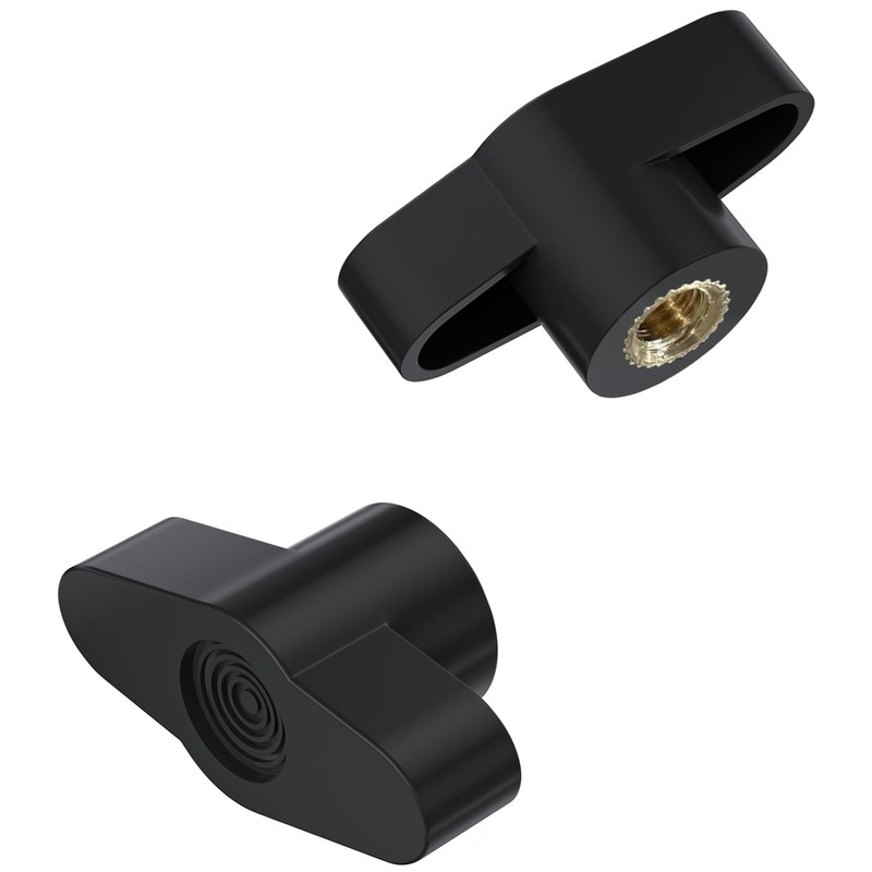 8 PCS Clamping Handle Quick Release Screws Nuts Knobs (M8)