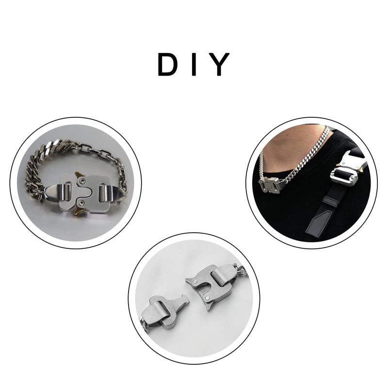 Paquete de 2 pulseras de aleación de metal resistente con
