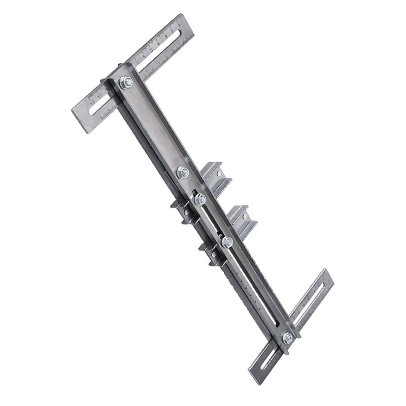 Cabinet Hardware Jig Template Stainless Steel Closet Hanging Rod Locator