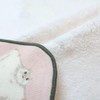 [Mini Towel] Gauze Towel/Momonga Pink Friends Hill, One-sided Gauze Handkerchief