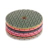 Roxx Tools 7" stone Polishing Pad 5 Step 10PC FOR