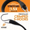Xpose Safety Rubber Bungee Cords with Hooks 21 Inch (32”