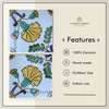 Casablanca Market MT029 Mediterranean Ceramic Cypress Decorative Tile