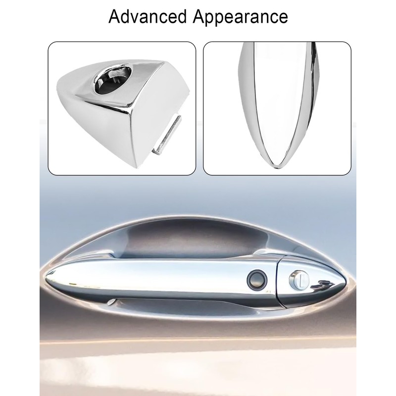 OCHIKI Front Left Chrome Exterior Door Handle Fit for Honda