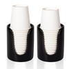 Bathroom Dispenser Small Holder for Bathroom, Ceramic Mouthwash Cups 3