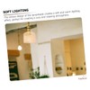 BIUDECO Decorative Rattan Lampshade Ceiling Light Covers 2pcs Woven Lamp