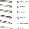 Uorimy 12-Pack Carburetor Adjustment Tool Carb Screwdriver Tool 2-Cycle Small