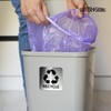Recycle and Trash Adhesive Signs for Kitchen Trash Cans, Recycling