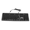 Mechanical Gaming Keyboard Wired RGB Backlit 104 Keys ABS Blue