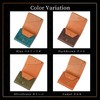 Fabrizio Men's Women's Bifold Coin Purse, Mini Wallet, Small, Thin,