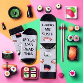 Zmart Sushi Gifts Sushi Socks Men - Gifts For Sushi Lovers, Bring Me Sushi