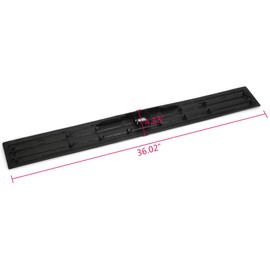PIT66 Tailgate Molding Assembly, Compatible with 2015-2020 Ford F150 (NOT Fit Super Duty), Flexible Tailgate Cap Pad Molding Trim with Release Button,FL3Z-9940602-B, FL3Z9940602B