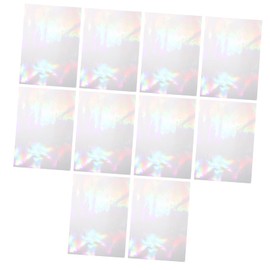 OHPHCALL 10sheets Laminating Films for Photos and Cards Pet Cold Laminating Film for Crafts for Document Preservation