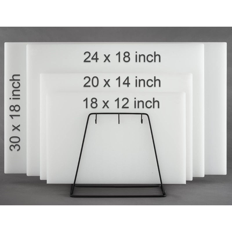 CURTA 4-Pack Cutting Boards for Kitchen, 18" x 12" x