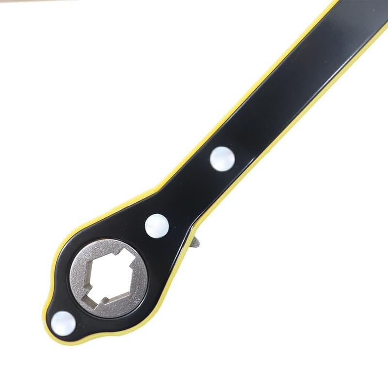 LECWOF Car Scissor Jack Wrench 2 in 1 Universal 360°Swivel